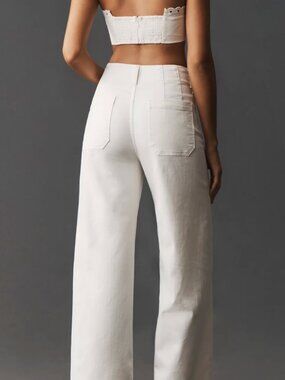 Maeve by Athropolgie White Pants